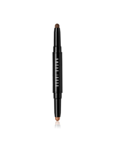 Bobbi Brown Long-Wear Dual-Ended Cream Shadow Stick сенки за очи в молив дуо цвят Milk Chocolate / Midnight Brown 1.6 гр.