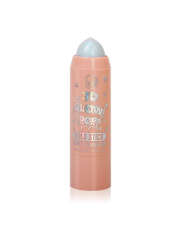 J.Cat Beauty 3D Glow Pop озаряващ стик цвят 104 Hypnotize Ray 5 гр.