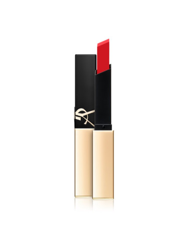 Yves Saint Laurent Rouge Pur Couture The Slim тънко матиращо червило с кожен ефект цвят 21 2.2 гр.