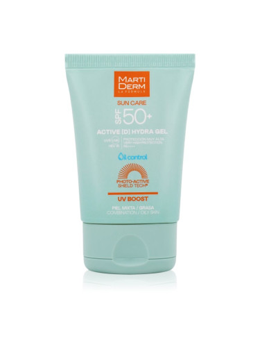 MartiDerm Sun Care Active D Hydra Gel слънцезащитен гел-крем за лице 50 мл.