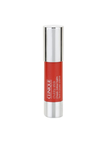 Clinique Chubby Stick Cheek Colour Balm руж с молив цвят 02 Robust Rhubarb 6 гр.