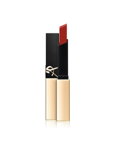 Yves Saint Laurent Rouge Pur Couture The Slim тънко матиращо червило с кожен ефект цвят 2.2 гр.