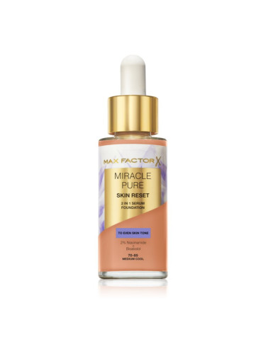 Max Factor Miracle Pure Skin Reset Серум фон дьо тен цвят 70-85 Medium Cool 30 мл.