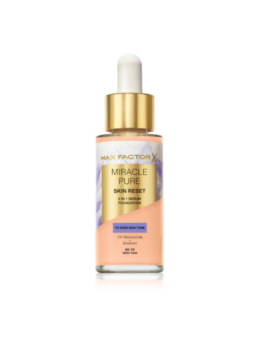 Max Factor Miracle Pure Skin Reset Серум фон дьо тен цвят 00-10 Very Fair 30 мл.