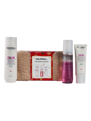 Goldwell Dualsenses Color подаръчен комплект за боядисана коса за жени 3 бр.