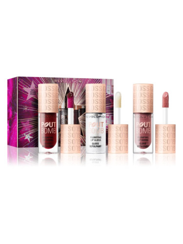 Makeup Revolution Xmas 2025 Pout Bomb коледен подаръчен комплект за устни
