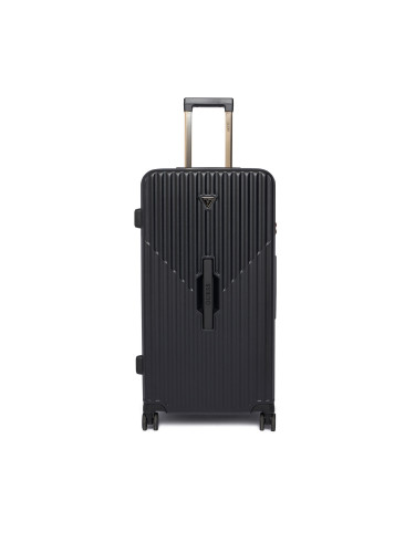 Голям куфар Guess TWHN967 5987 Черен