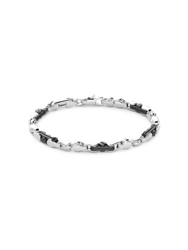 Сребърна мъжка гривна Zancan ESB242