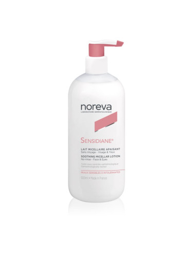 Noreva Sensidiane Soothing Micellar Lotion мицеларен гел за почистване на грим 500 мл.