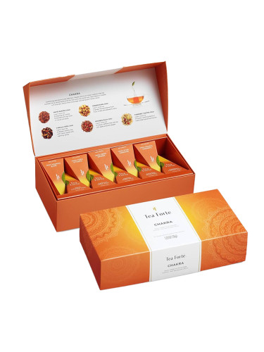 Подаръчна кутия Tea Forte Chakra 10 бр. пирамидки