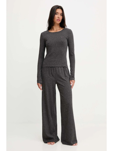 Пижама Tommy Hilfiger дамска в сиво UW0UW06230