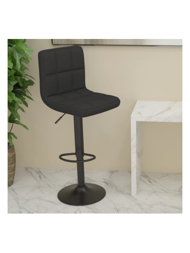 Sonata H Бар табуретка, черна, текстил