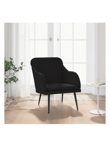 Sonata H Кресло, черно, 63x76x80 см, кадифе