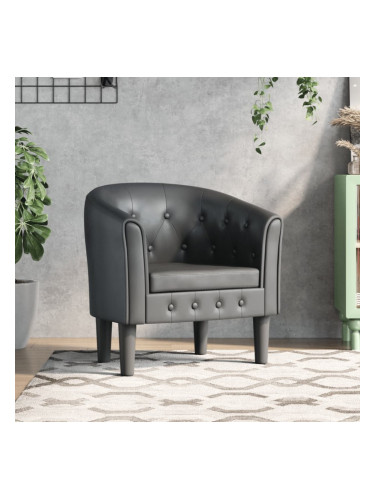 Sonata H Фотьойл, сив, изкуствена кожа