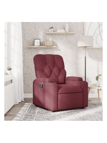 Sonata H Стол реклайнер, виненочервен, текстил