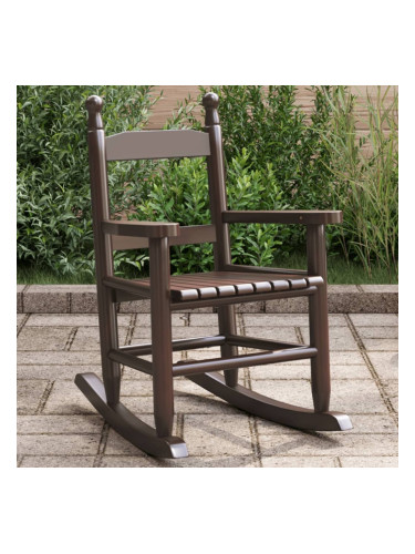 Sonata H Люлеещ се стол за деца, кафяв, масивна топола