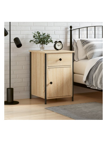 Sonata H Нощно шкафче, дъб сонома, инженерно дърво 40x42x60 см