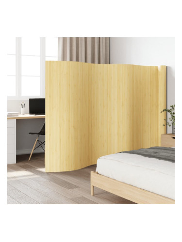 Sonata H Преграда за стая, светъл натурален, 165x800 см, бамбук