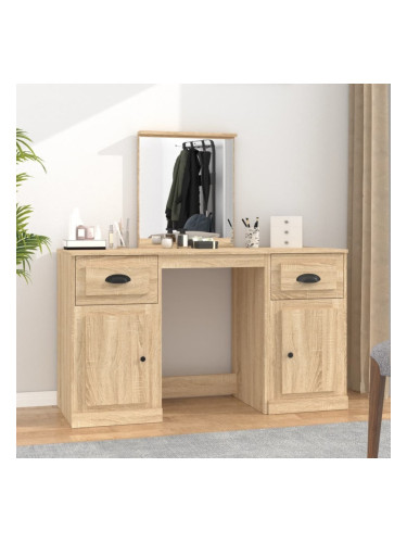 Sonata H Тоалетка с огледало, дъб сонома, 130x50x132,5 см