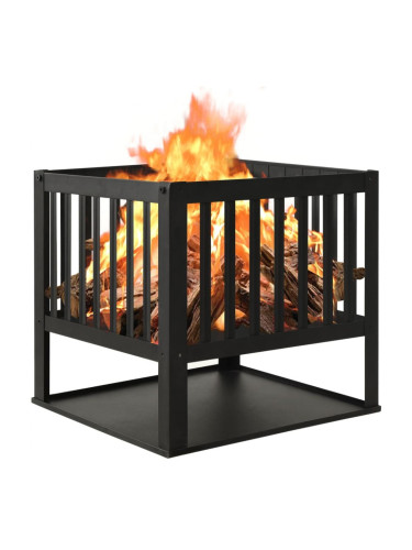 Sonata H Преносимо огнище, 40x40x40 см, стомана