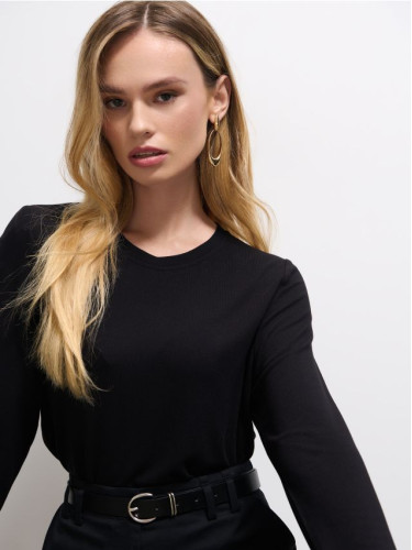 Mohito - Блуза с дълъг ръкав - черен