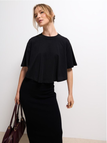 Mohito - Памучна тениска - черен