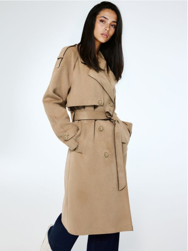 Mohito - Тренчкот с двуредово закопчаване - бежово