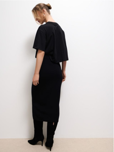 Mohito - Вълнена пола - черен