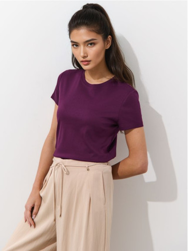 Mohito - Тениска с къс ръкав - тъмно лилаво