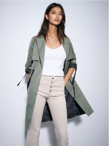 Mohito - Палто с колан - каки