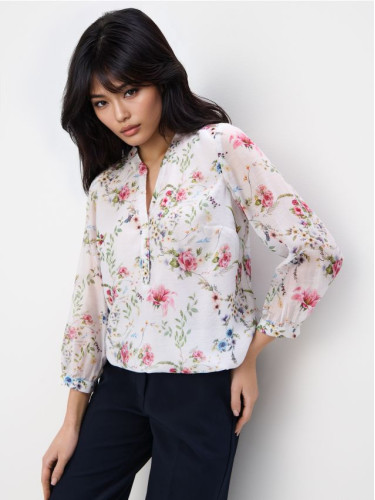 Mohito - Блуза с флорален принт - бяло
