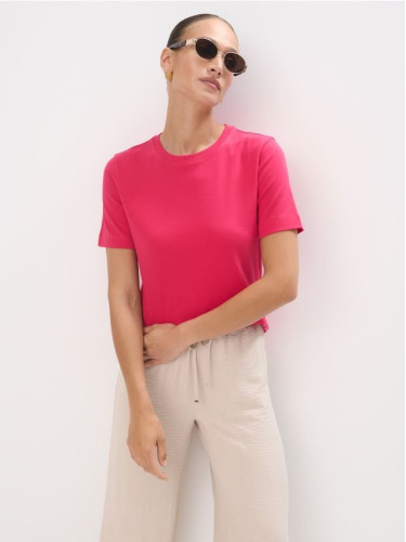 Mohito - Памучна тениска - фуксия