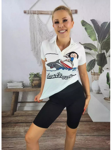 Pri Women's short KARO seamless cycling leggings