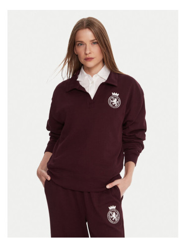 Tommy Hilfiger Суитшърт UW0UW06078 Бордо Regular Fit