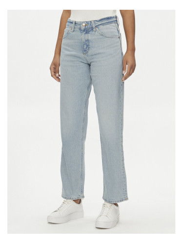 Lee Дънки Rider Classic 112346314 Син Straight Fit