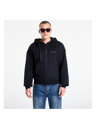 Суитшърт Daily Paper Boxy Zip Up Hoodie Black XS