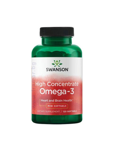 СУОНСЪН ОМЕГА 3 ВИСОКА КОНЦЕНТРAЦИЯ капсули * 120 