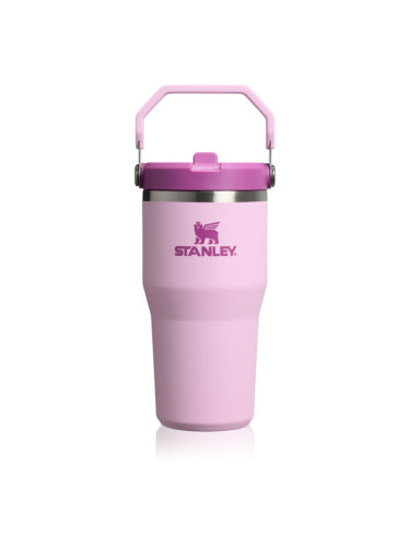 Stanley IceFlow™ Flip Straw Tumbler неръждаема бутилка за вода Cherry Blossom 600 мл.