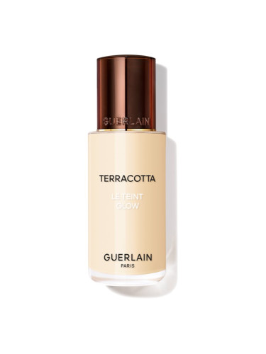 GUERLAIN Terracotta Le Teint Glow течен озаряващ фон дьо тен за естествен вид цвят 0W Warm 35 мл.