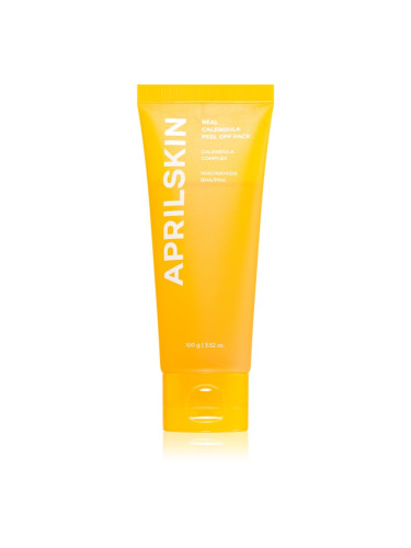 APRILSKIN Real Calendula Peel Off Pack дълбоко почистваща маска за освежаване и хидратация 100 гр.