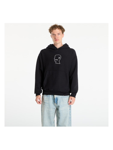 Суитшърт Brain Dead Logo Head Hoodie Black M
