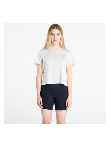 Тениска adidas Own The Run Melange T-Shirt Orbit Grey Mel/ Black L