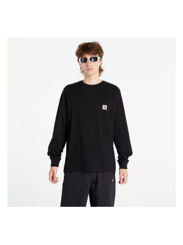 Тениска Carhartt WIP Longsleeve Pocket T-Shirt UNISEX Black L