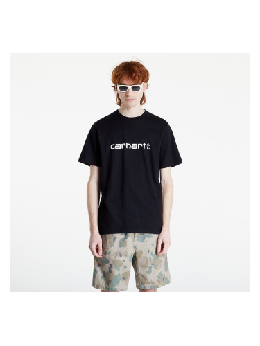 Тениска Carhartt WIP S/S Script T-Shirt Black/ White M