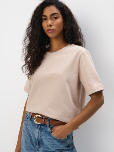 Mohito - Памучна тениска - сиво