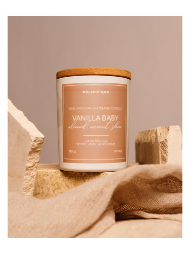 SOLIDIFIQUE Масажна свещ с аромат на Ванилия