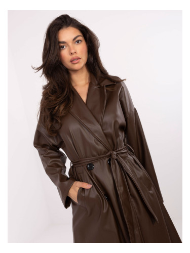 Coat IT-EN-A8393.81-dark brown