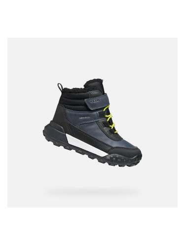 Geox Trekkyup ABX Boys' Navy Blue Ankle Boots - Boys