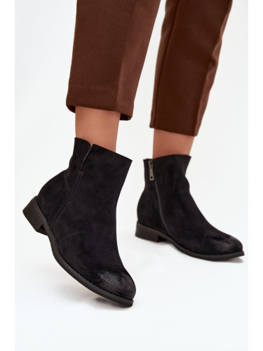 Дамски боти на нисък ток Vinceza