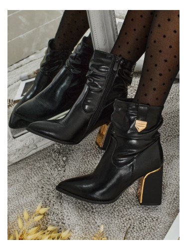 Resti Women's Eco-Leather Heeled Ankle Boots AshenPurl